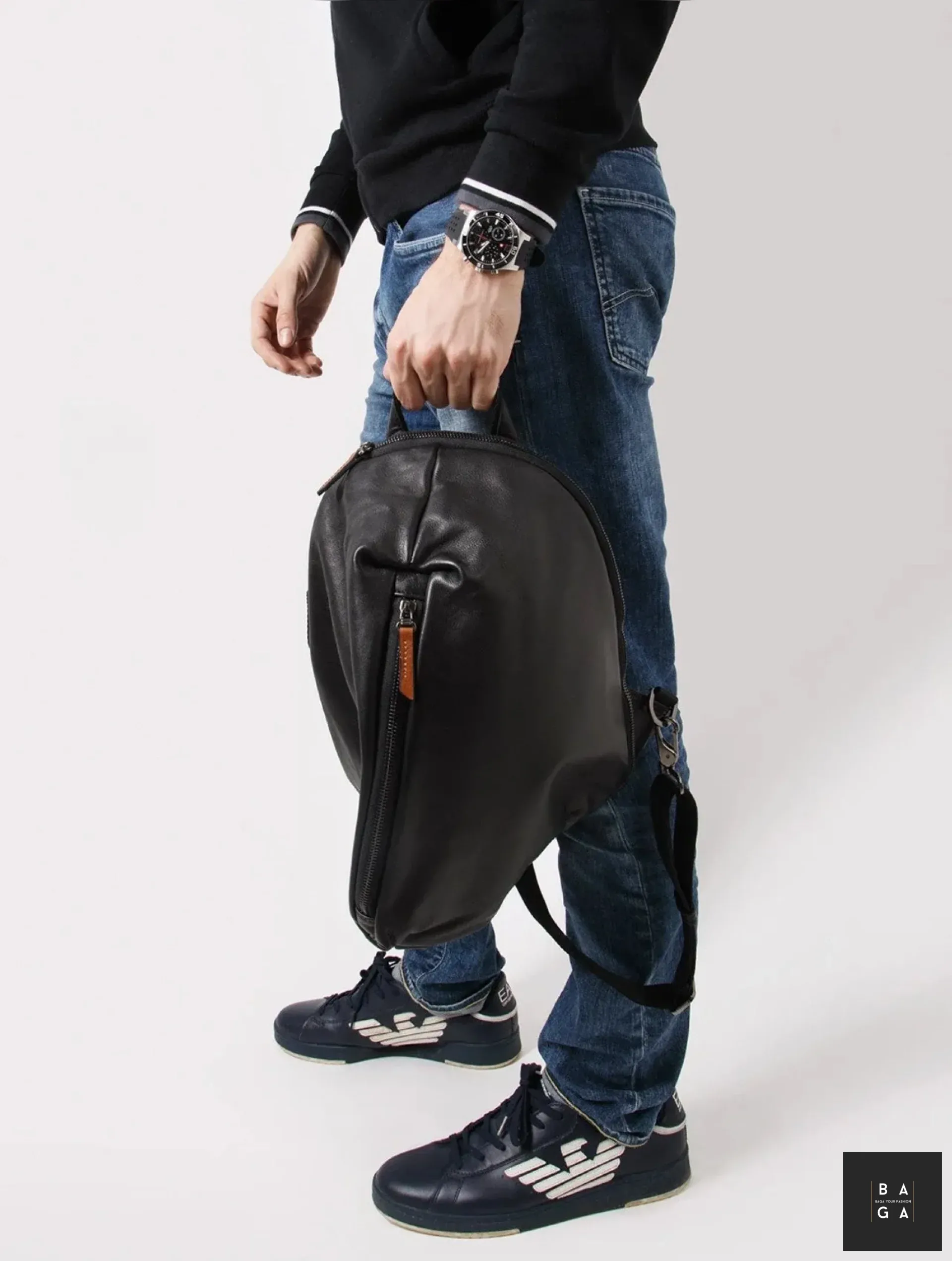 Чанти през рамо Мъжка чанта от естествена кожа
